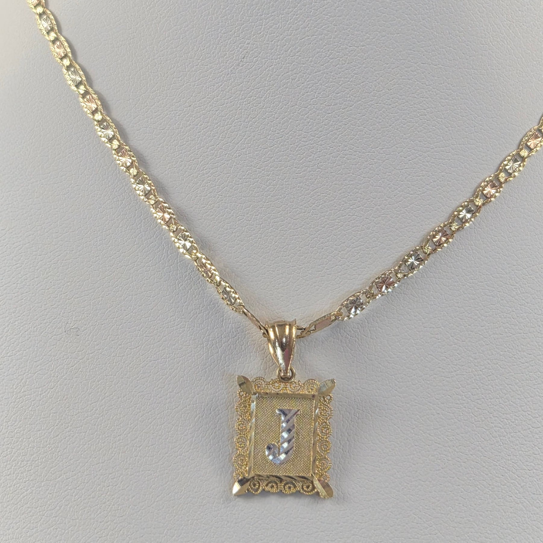 14K Gold Valentino Initial Set