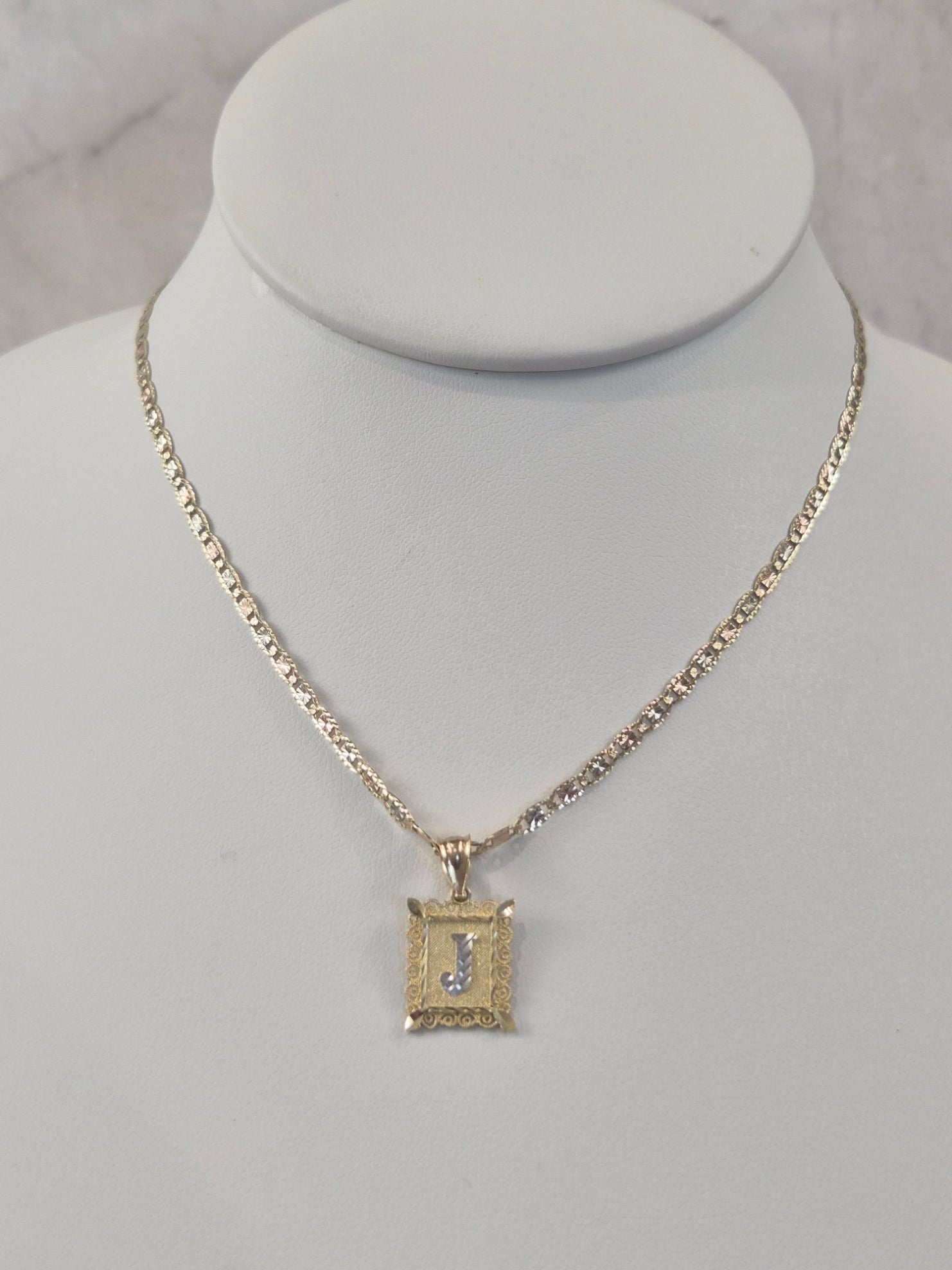 14K Gold Valentino Initial Set