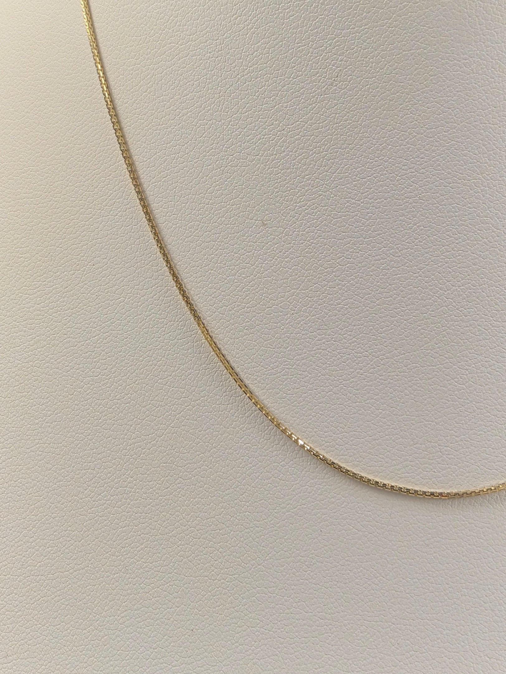 14K Gold Classic Box Chain