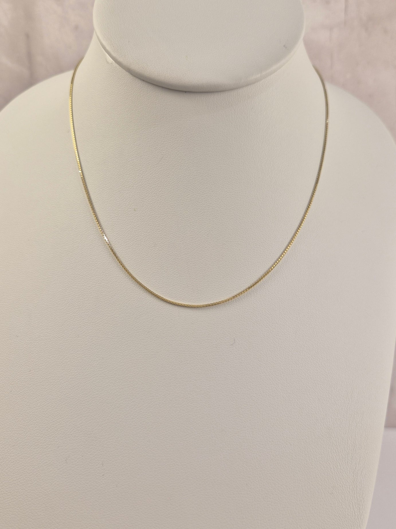 14K Gold Classic Box Chain