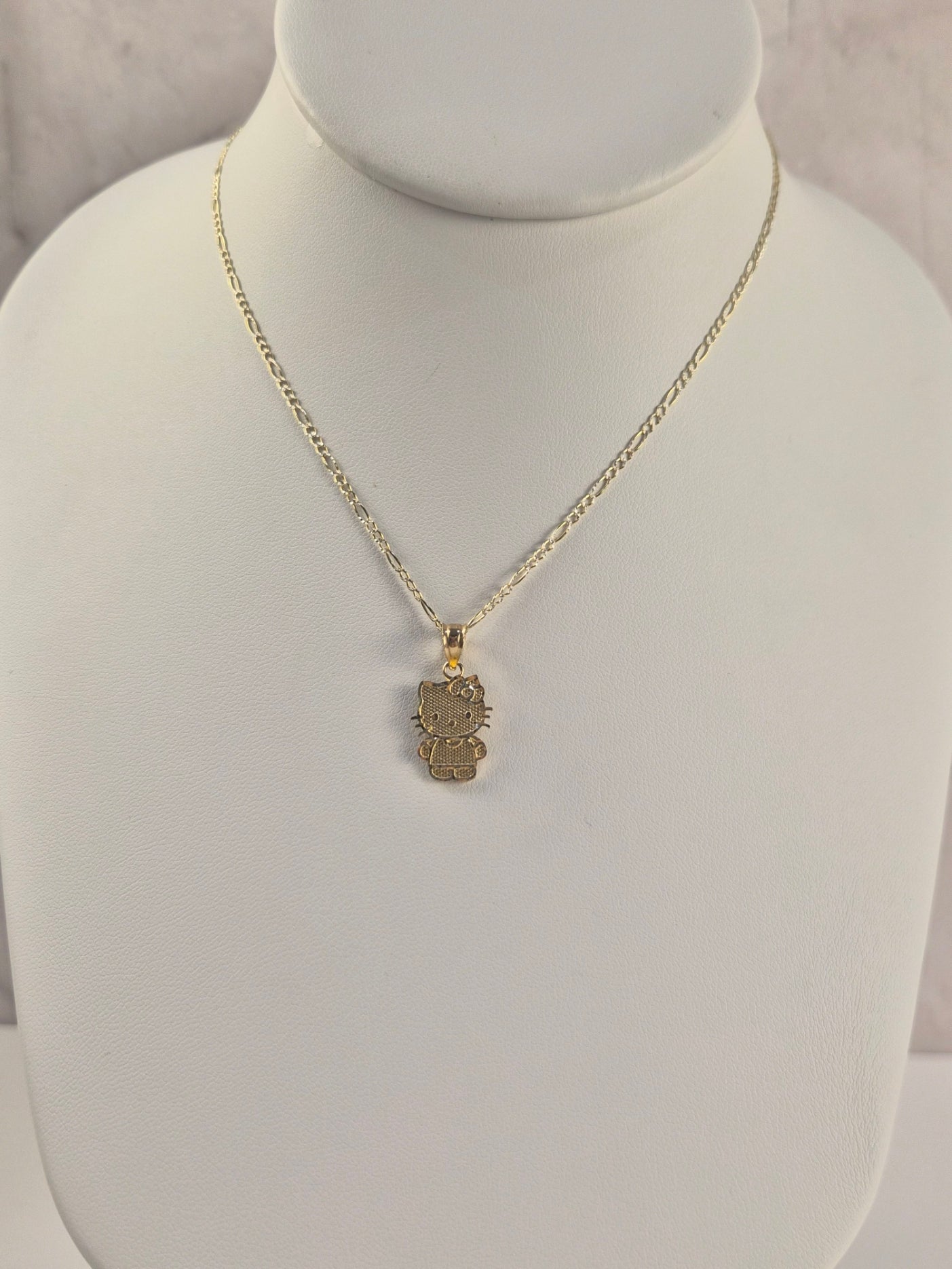 14K Hello Kitty Necklace Set