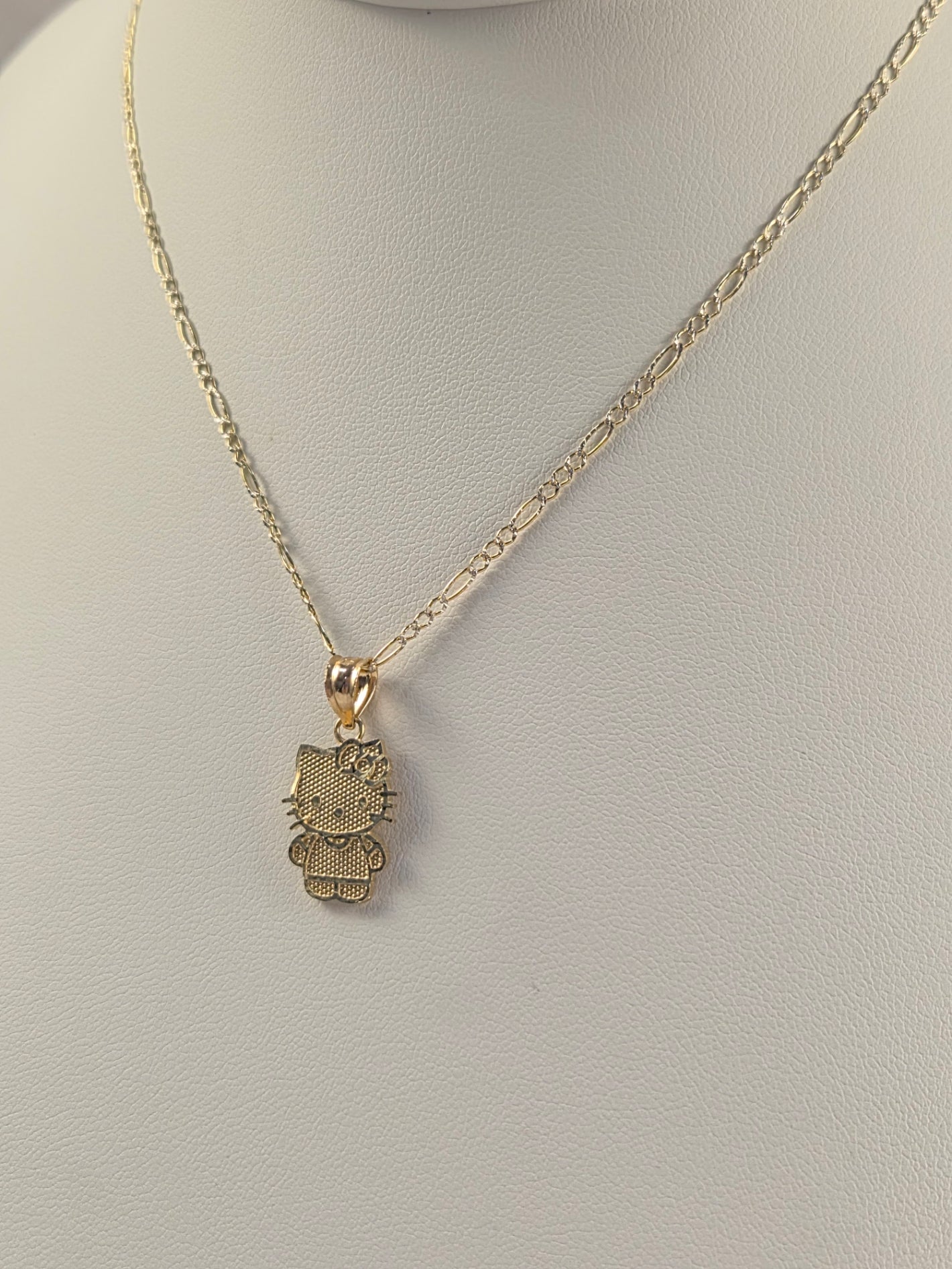 14K Hello Kitty Necklace Set