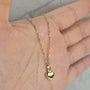 Golden Heartbeat - 14K Gold 1.2mm Necklace & Pendant Set
