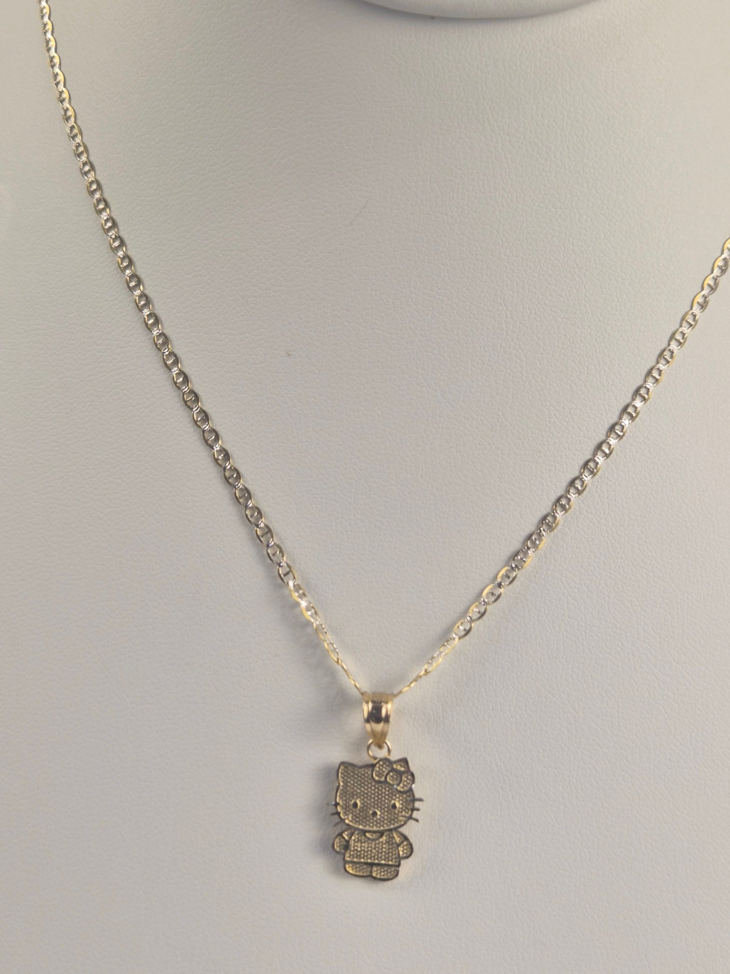 14K Gold Mariner Hello Kitty Necklace Set