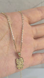 14K Gold Mariner Hello Kitty Necklace Set