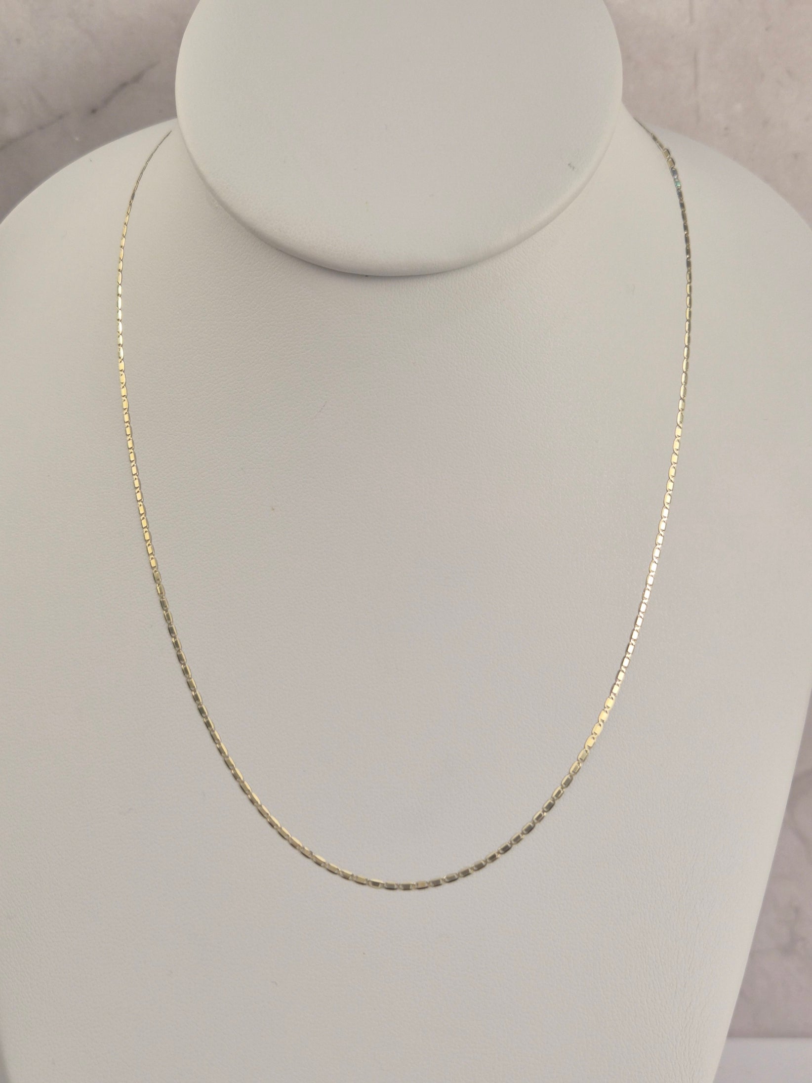 Cadena Valentino de oro de 14K de 1,3 mm
