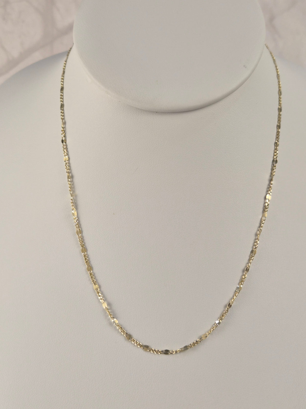 Golden Figaro – 10K Gold Chain | 16"