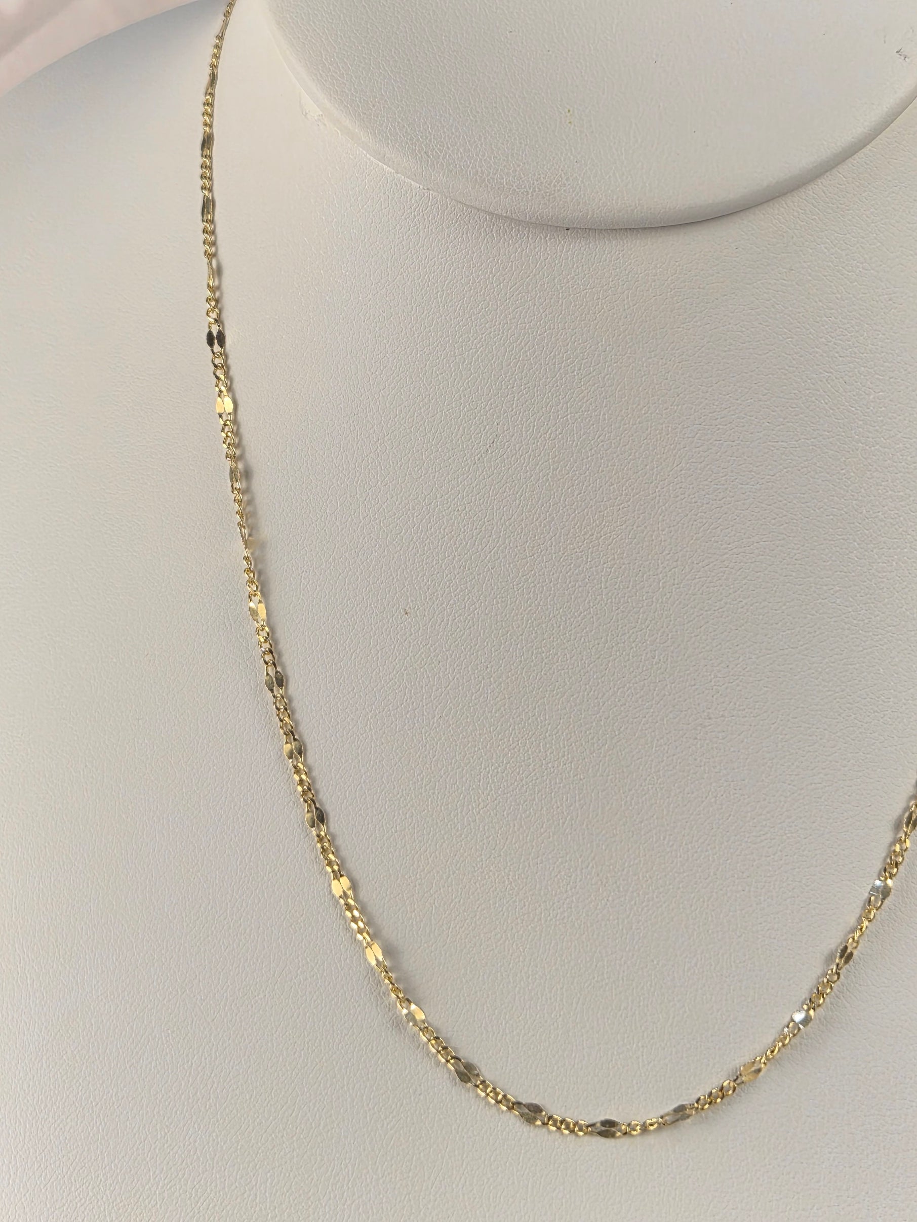 Golden Figaro – 10K Gold Chain | 16"