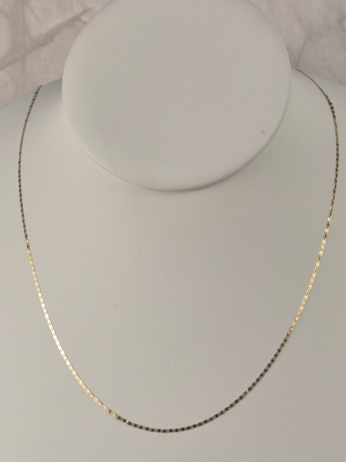 Golden Mirror – 10K Gold Chain | Approx. 20"