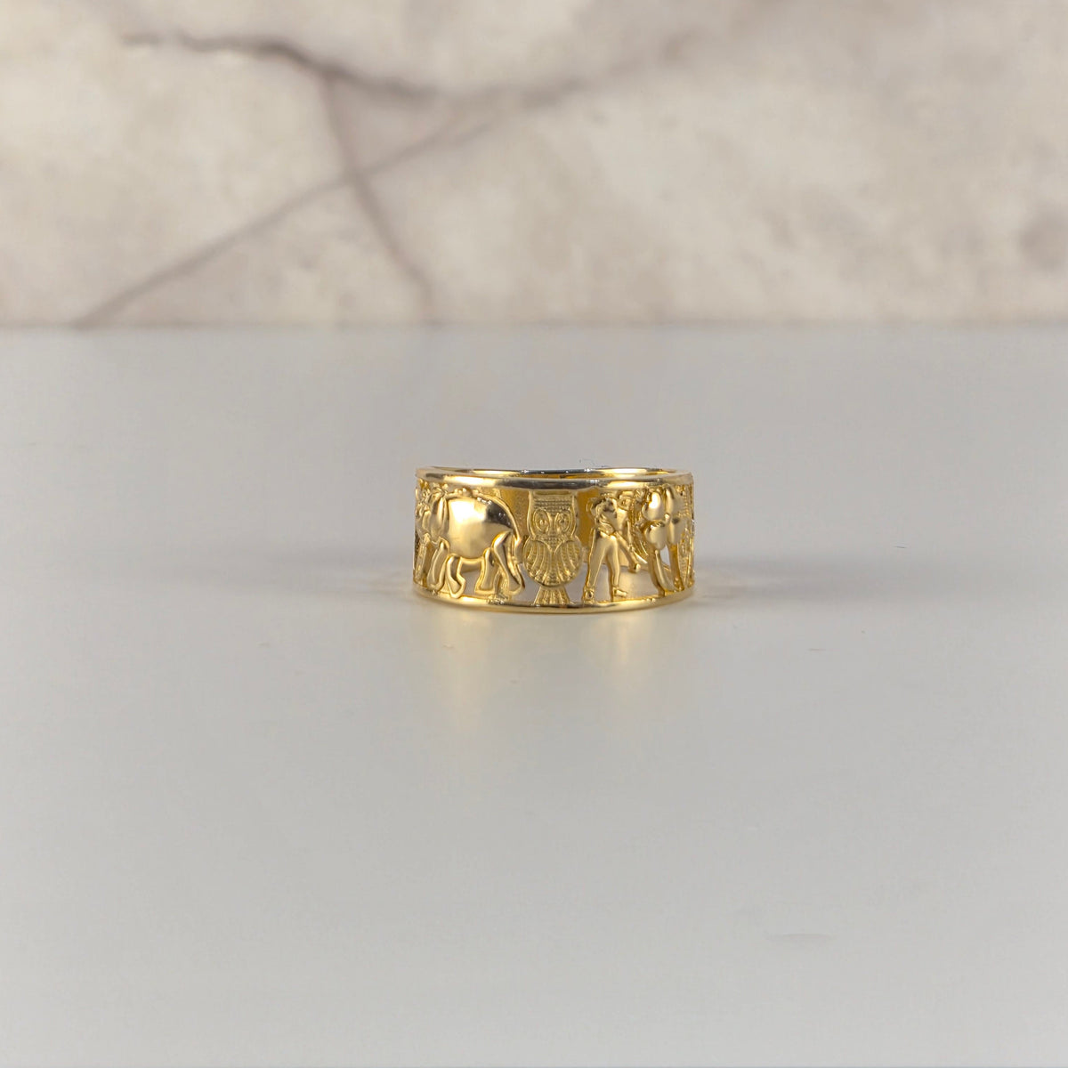 Lucky You – 14K Gold Good Luck Band Ring