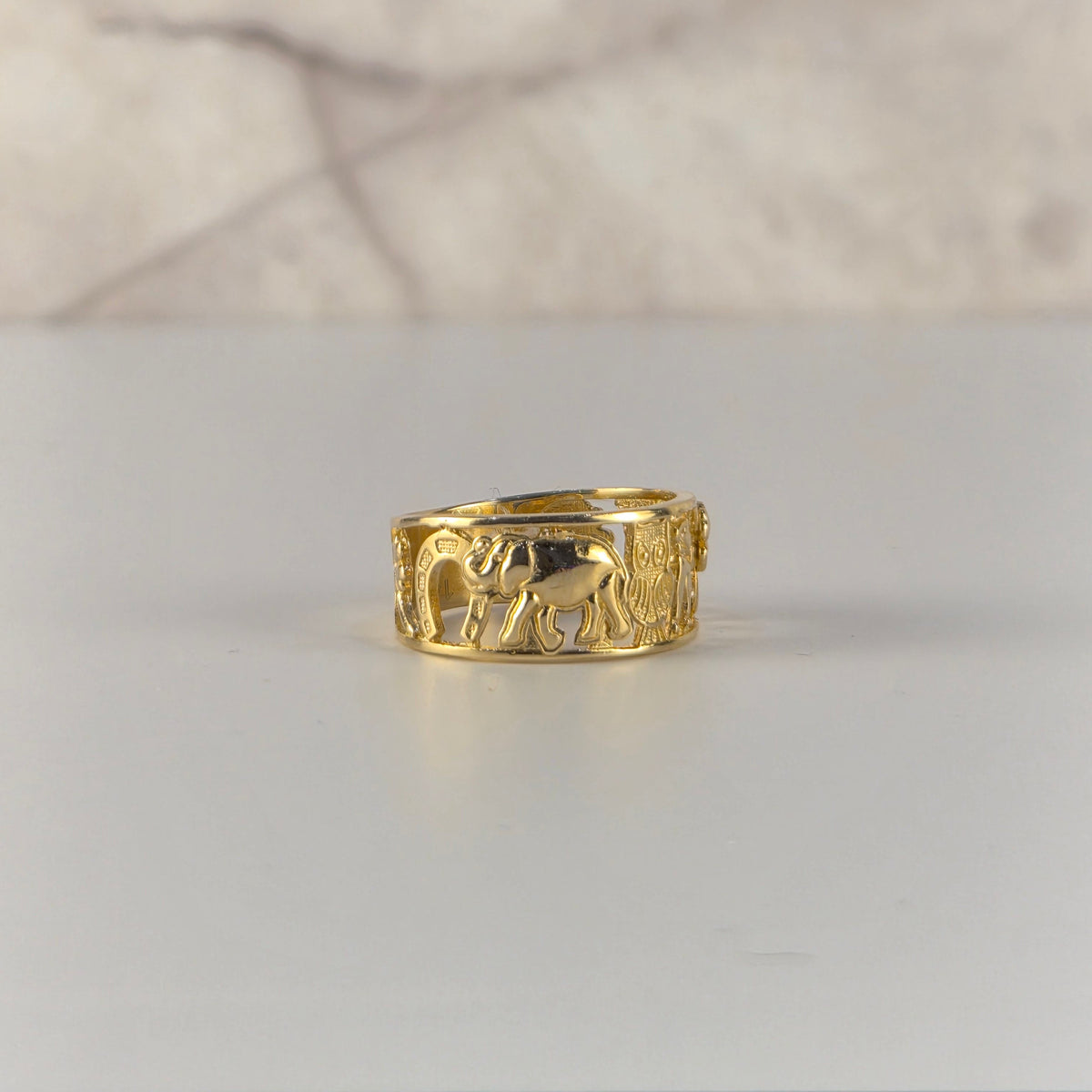 Lucky You – 14K Gold Good Luck Band Ring