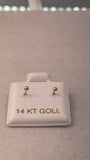14K Gold 2mm Ball Earrings