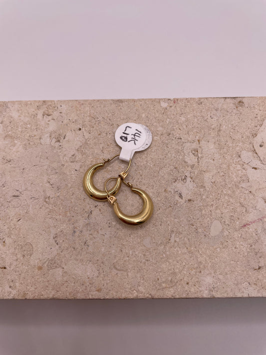 14k gold earrings (mb17)