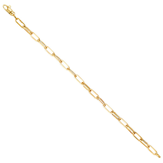 14K Paperclip Bracelet