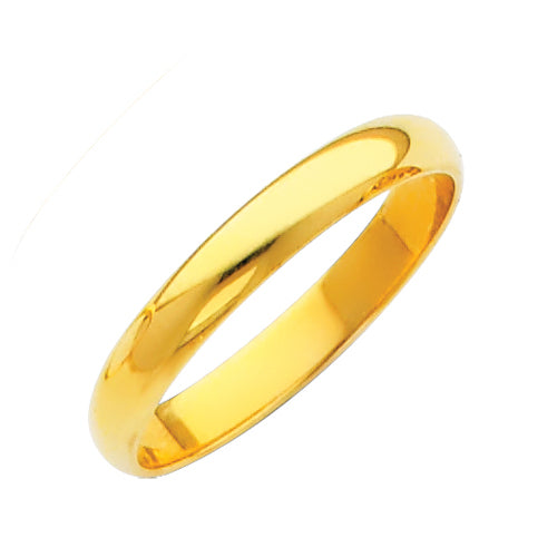 14K Gold 2mm Classic Wedding Band