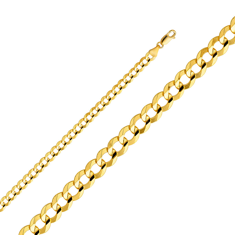 14K Gold Classic Cuban Chain – 5.7mm
