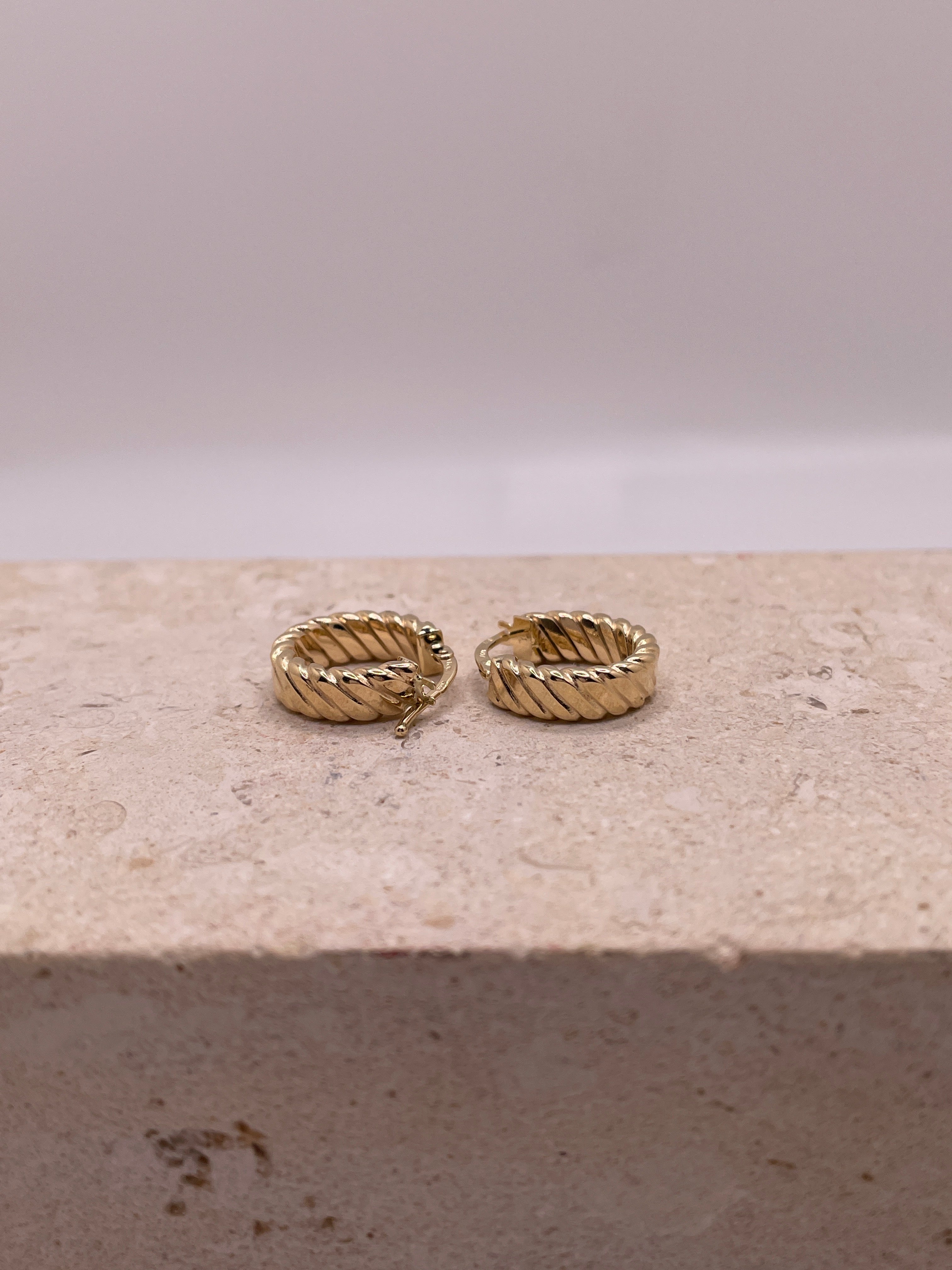 14k gold earrings (1699)