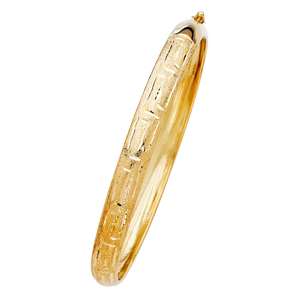 14k Gold Flexible Bangle (67)