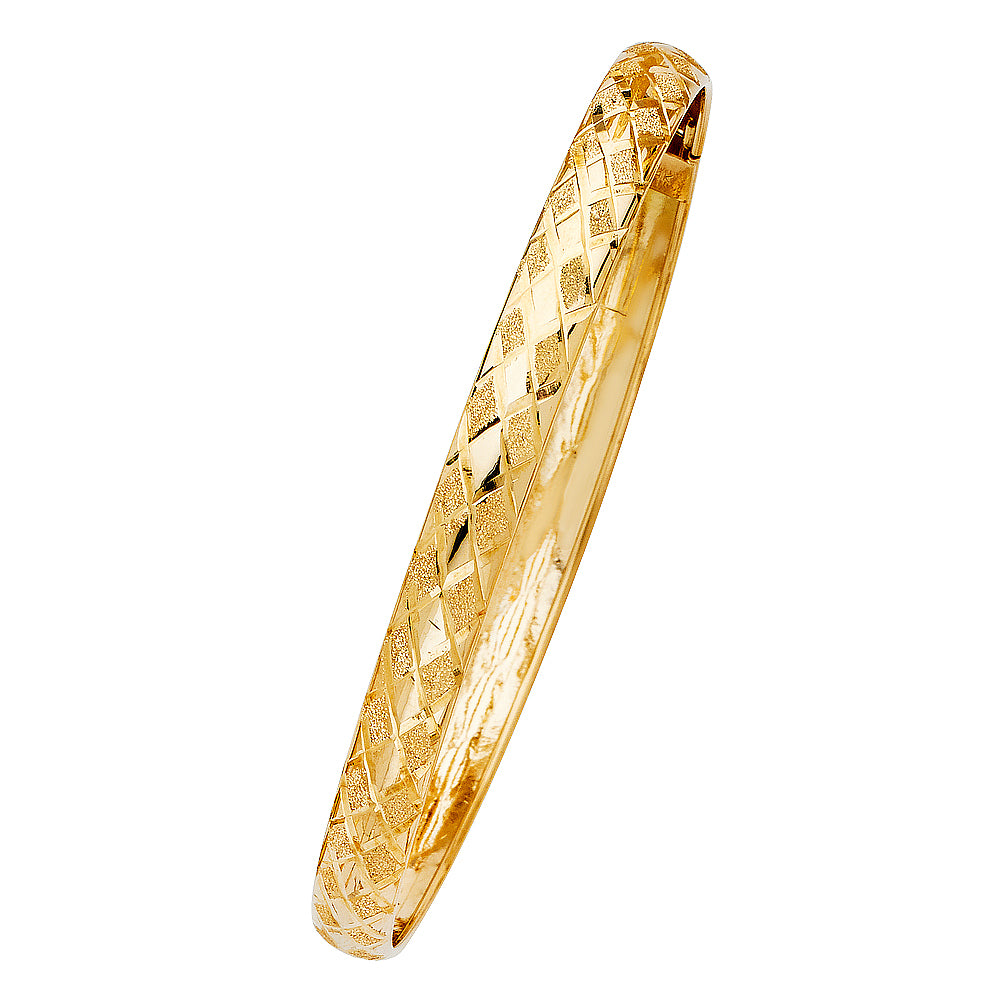 14k Gold Flexible Bangle (71)