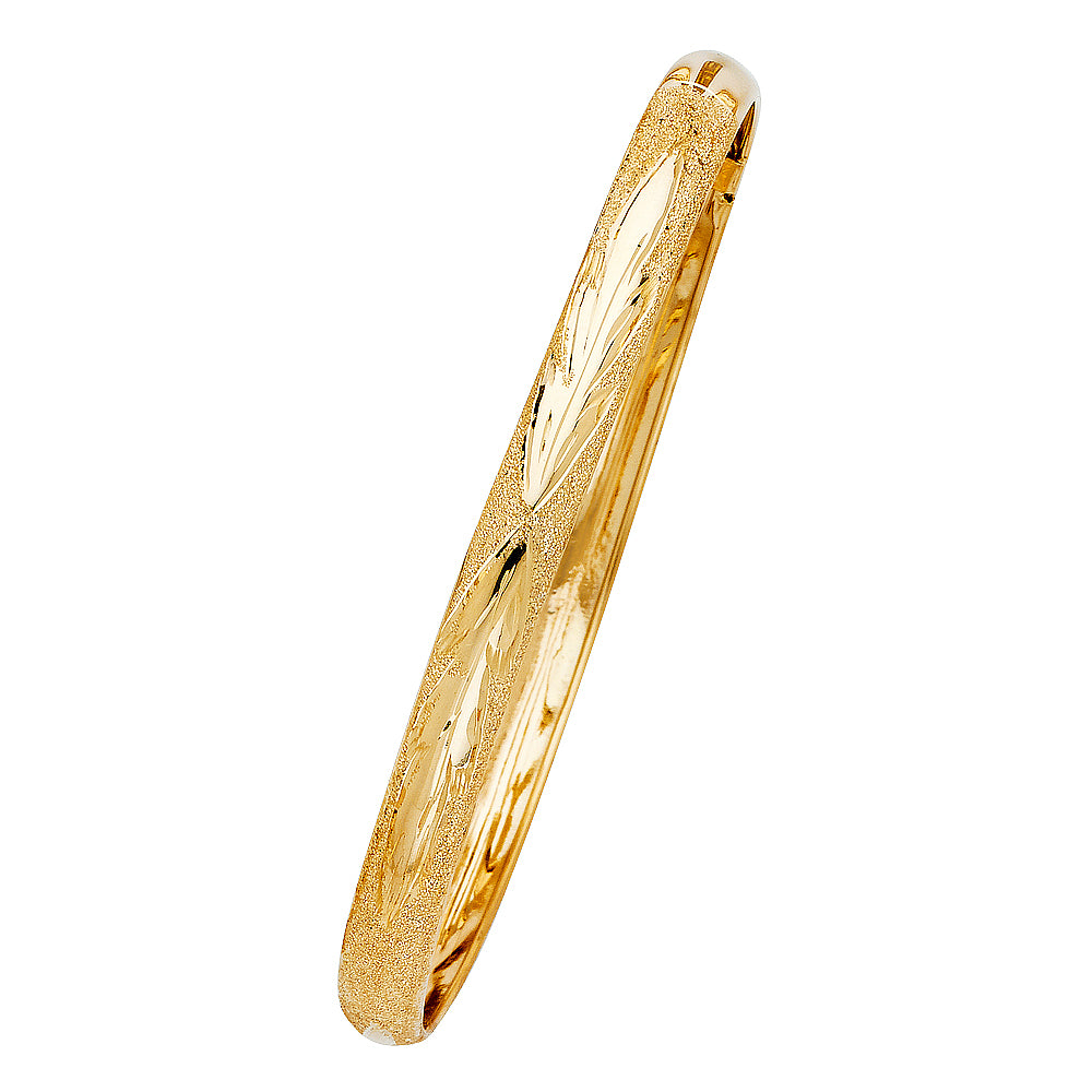 14k Gold Flexible Bangle (72)