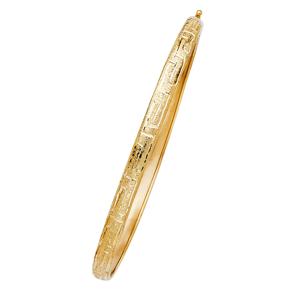 14k Gold Flexible Bangle (73)