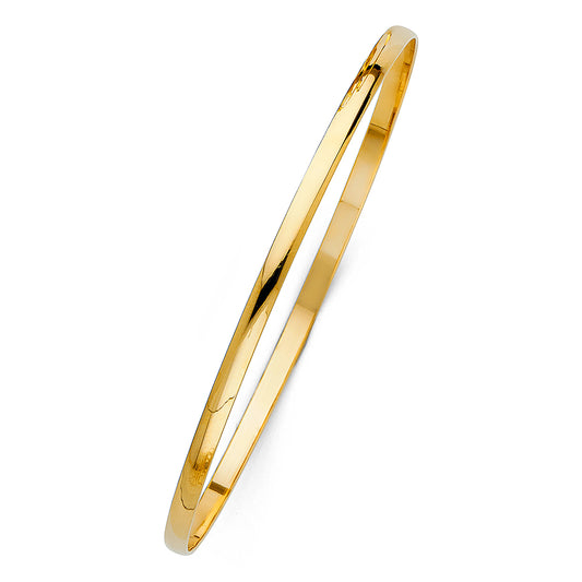 14k gold solid bangle, 3mm yellow gold bracelet, real gold solid bangle, women’s solid gold bangle, men’s gold bangle, 14k gold stacking bracelet, gold 7 inch bangle, gold 8 inch bangle, timeless gold bangle, luxury gold bracelet