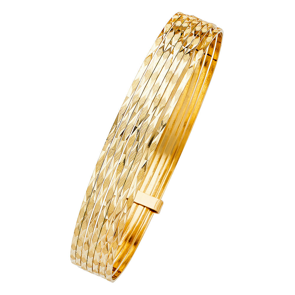 14k gold semanario bracelet (0132)