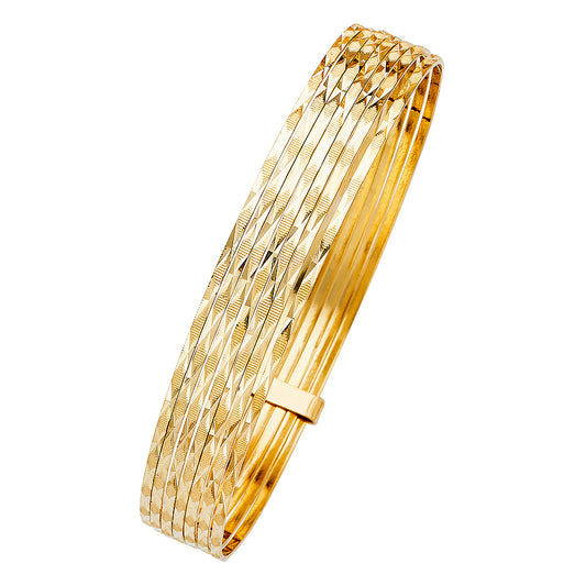 14k gold semanario bracelet (0132)