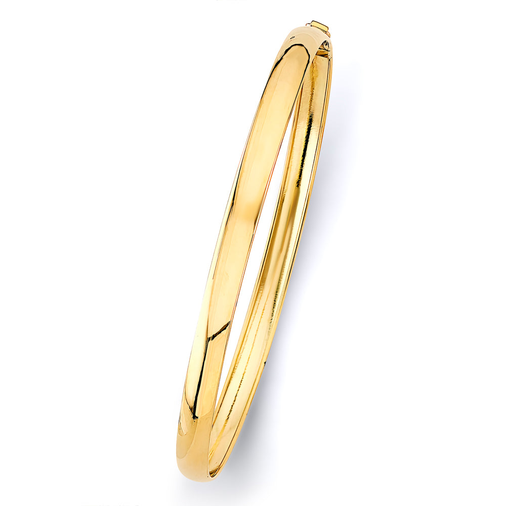 14k Gold Flexible Bangle (0228)