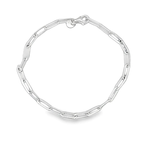 Paperclip Bracelet 3mm - 925 Silver