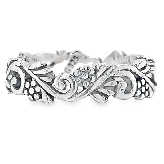 Floral Vine Ring - 925 Silver