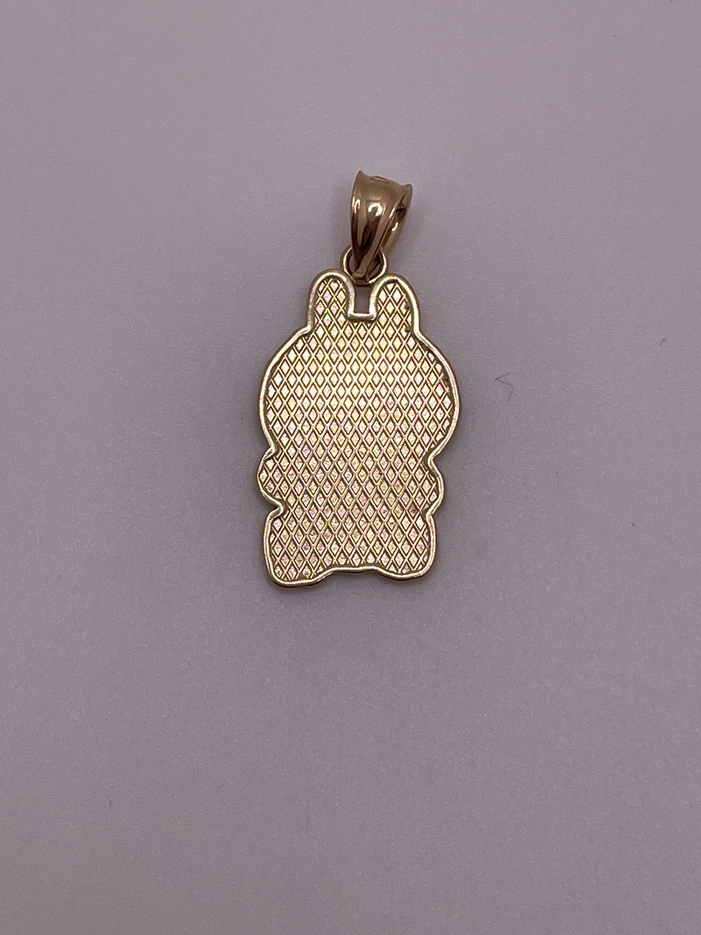 14K Gold Labubu Pendant