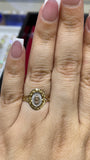 Anillo Guadalupe tricolor de 14 quilates