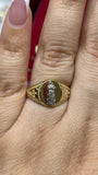 14K Two-Tone Virgencita Guadalupe Ring – Virgin Mary Faith Ring in Real Gold, Religious Jewelry for Men and Women