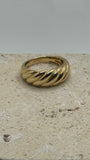 14k gold  twist ring