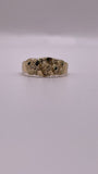 14K Gold Nugget Baby Ring or Womens Pinky Ring