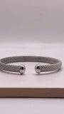 cable bangle - 925 silver