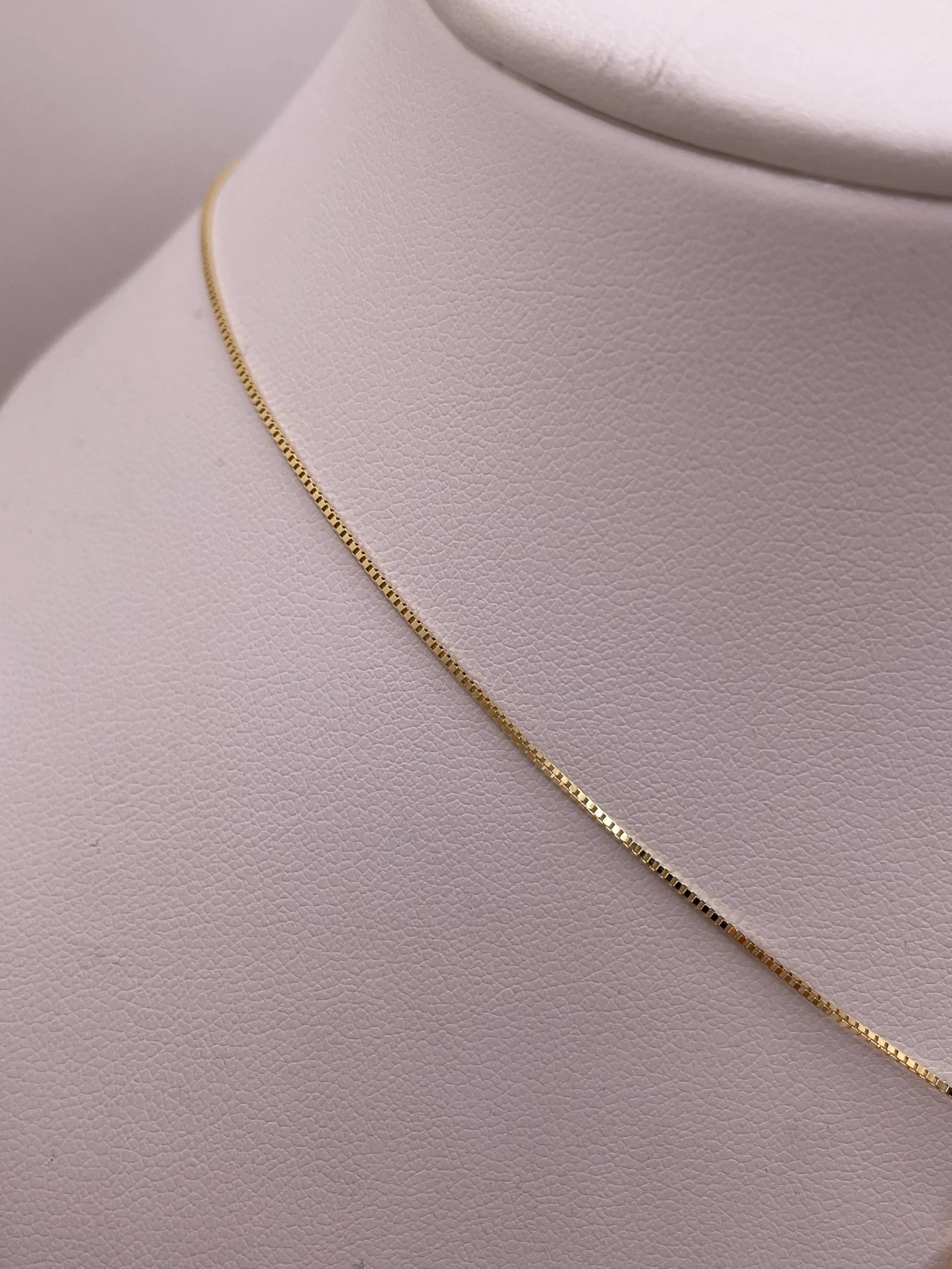 14K Gold Classic Box Chain