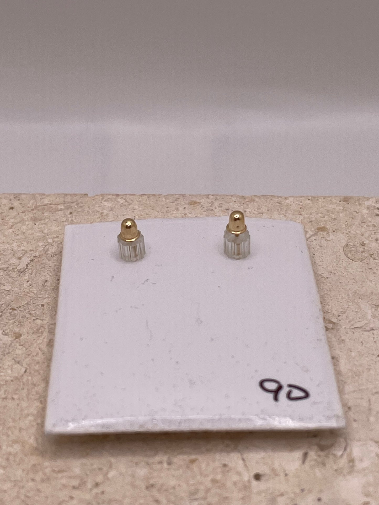 14K Gold Dangling Heart Earrings