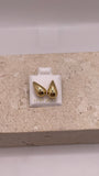 14k gold tear drop earrings small