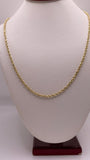 14k gold solid rope chain