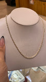 18" rope chain - 925 sterling silver