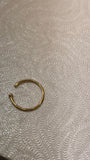 14K Gold Nose Ring Hoop
