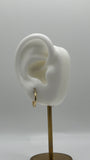 14K Gold Classic Baby Hoops (037)