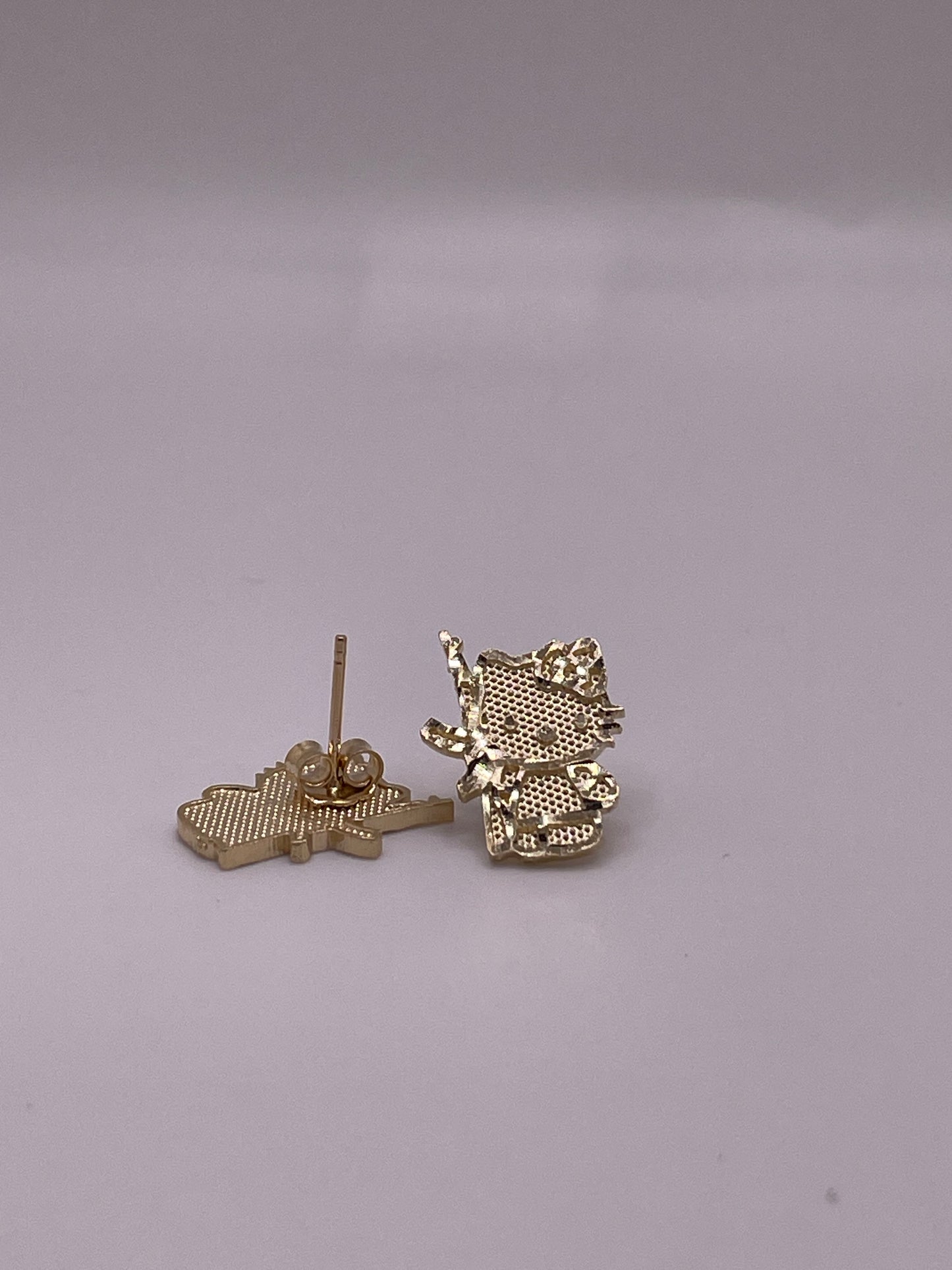 14K Gold Hello Kitty AK Earrings