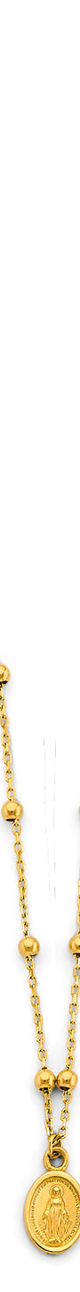 14k gold virgin mary necklace