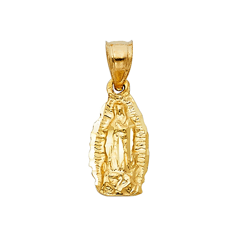 14K Gold Petite Virgencita Pendant