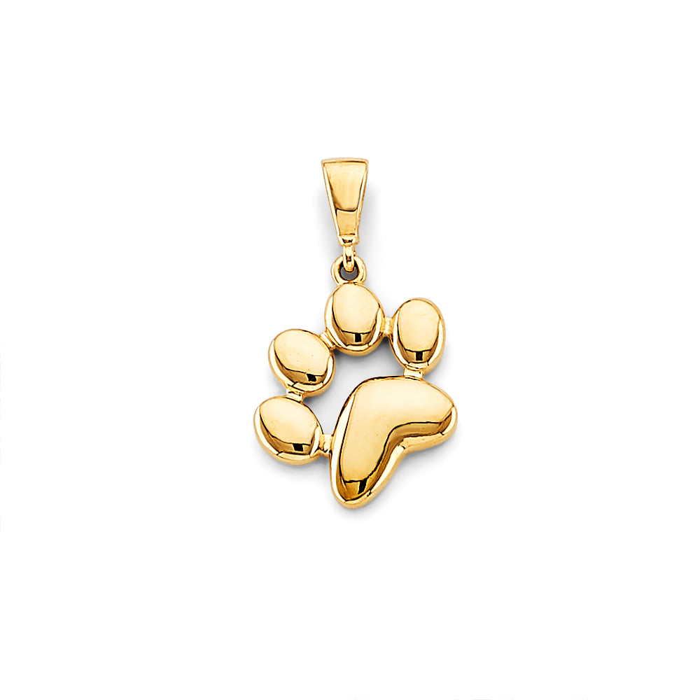Paw Love – 14K Gold Dog Paw Pendant