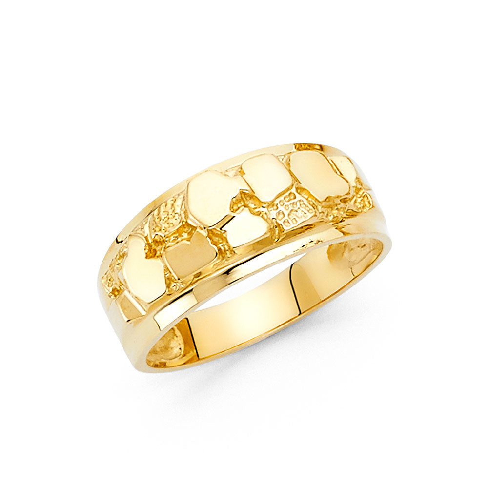 14K Gold Nugget Ring