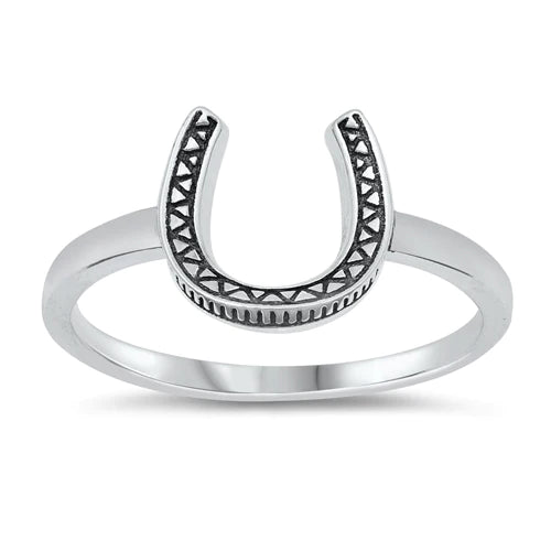 Horseshoe Ring - 925 Silver – ESTRELLA DE ORO